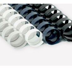 플라스틱링 19mm 25개입 제본소모품 책제본, 검정, 검정
