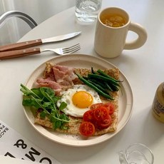 아이보리앤도트 브런치세트 머그 접시 플레이트 1인식기 선물 집들이