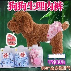 狗狗生理內褲 乾淨衛生 360° 全方位透氣, 1個, 1L