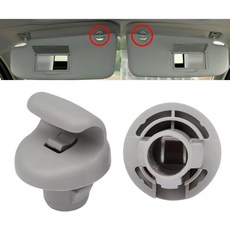 96409EA00A 자동차 선바이저 클립 플라스틱 후크 유지장치 호환 가능 닛산 350Z 프론티어 버사 노트 인피니티 FX45 FX35 G35 96409BC402 2개 USA, 1 PC