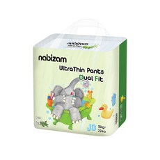 나비잠 기저귀 울트라씬 듀얼핏 팬티 1팩, 점보형(2XL), 22매