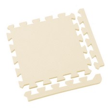 新生活家 2cm厚防護巧拼地墊-莫蘭迪五色任選32x32x2cm (48片)隨貨贈嬰兒中性洗衣精1000ml, 1個, 莫蘭迪卡其 (共48片)