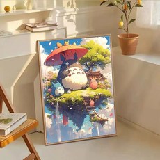 DOA 애니메이션 DIY 보석 십자수 집순이 취미생활, 30x40mm 프레임리스