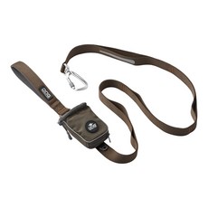 Dog Copenhagen Urban Trail 隨行包牽繩, 1個, 摩卡棕,S(長160cm/寬2cm)