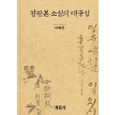 saemoonbook 木活字版小說的大眾性, 徐惠恩 著