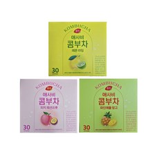 애사비 콤부차 3종 세트 (30개입 x 3개)