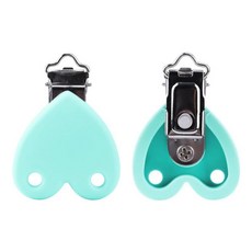 실리콘 클립 젖꼭지 체인 젖니가 선물 식품, 1개, 3. H-turquoise