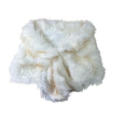 Decahome 여성용 인조 모피 숄 랩 케이프 신부 웨딩 파티 블루 울 Mpj60 142088, Mpj13