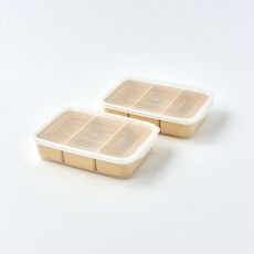 _ 신선하게 보관하는 3분할 냉장냉동용기 1700ml 2p세트