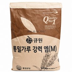 큐원 통밀가루 강력 M, 10kg, 1개