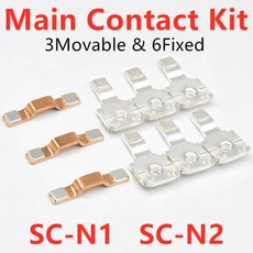 SC-N1 SC-N2 메인 접점 키트 SZ-MC 접촉기 교체 예비 부품 이동 및 고정 스위치, 03 SC-N2  grade A, 01 CHINA, 1개