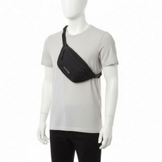 캘빈클라인진 볼드 로고 나일론 슬링 4D3116G UB1 384714, 검정, OS