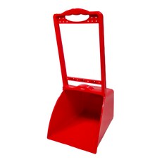 나코 플라스틱 쓰레받기 긴 스탠드 업소용 미화 외곽 쓰레받기 대형 청소용품, 오렌지레드, 1개