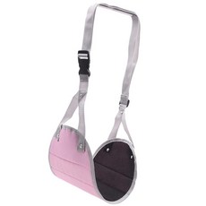 비행기 발판 기차 버스 발판 걸이를 위한 휴대용 여행 발 해먹, 41cmx22cm, 옥스포드 천, 분홍색, 1개