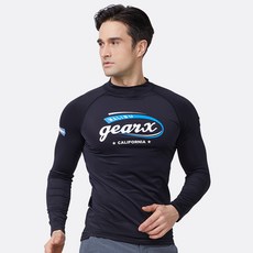 기어엑스 남자 래쉬가드 E09 블랙