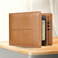 복나이트 고급 남성 지갑 남자 반지갑 실용적인 남자 지갑 내구성 좋은 가죽 지갑