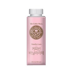 [서울에프엔비] 커피빈 바닐라라떼 250ml, 1개입, 36개