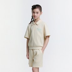 내셔널지오그래픽 키즈 K252GPB910 여아 반집업 상하 SET CREAM 842749