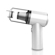 迷你手持車用吸塵器 輕巧便攜無線設計, 白色-多功能無線吸塵器