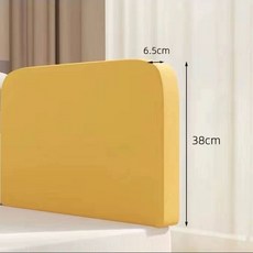 침대가드 동물 캐릭터 50cm 매트리스 충돌 리폼 순면무침 독립 패턴 울타리 28x7cm 회색젖소(폭50cm) 외짝, 0.48m, 크리스탈옐로우 높이 38cm