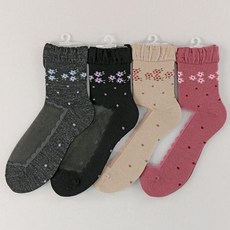 일본 수입 [ETOILE] 시스루 캐시미어 혼방 엘레강스로즈 양말 (140-645)(3컬러)