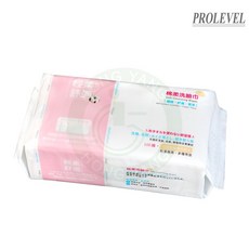 台灣優紙 棉柔洗臉巾 舒適 增厚 一次性 純棉 乾濕兩用 台灣製, 1個, 輕柔舒適 粉色（100抽）