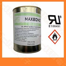 MAXBOND GB-508W 電子電器用接著劑 UL 94V-0 阻燃, 1個