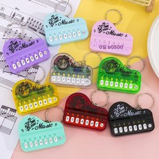 레트로 미니 녹음기 선물 레코더 카세트 클래식, 기본 색상, 1 열쇠고리형 전자 키보드 x B