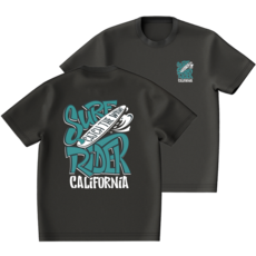 오버핏 반팔 래쉬가드 서퍼라이더캘리포니아