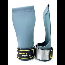 Hypalon 분필 프리 웨이트 리프팅 그립 헤비 듀티 스트랩 데드리프트 손목 지지대 Calleras용 대체 파워 리프팅 후크, 01 XL(knee39-41.5cm), [05] HG-040HZV-Blue