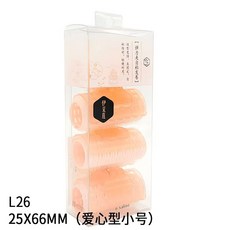 伊採蓮髮根蓬鬆夾捲髮器捲髮筒自粘髮捲空氣劉海古風發夾捲髮神器, 如图, L26#彈力夾自粘髮捲3枚入愛心型小號