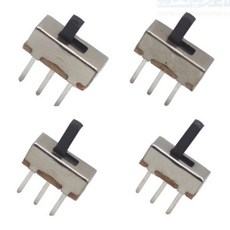 미니 슬라이드 스위치 3핀 ON OFF 높이선택, 10개, 6mm