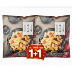 조선호텔 탕수육 새콤달콤소스 당근/완두콩/목이버섯 1+1세트메뉴, 900g, 1세트