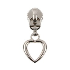 Joeunmall 5호 홈패션 지퍼고리 지퍼머리 지퍼손잡이, 6개, 5호-06실버