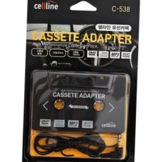 카세트어댑터 자동차카팩 유선형스마트기기 차량오디오연결용 4채널, 본상품