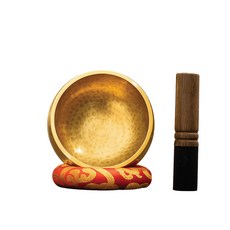 KOLKO 冥想頌缽套裝 (含缽、杵、墊) - 聲音療癒、身心靈放鬆、提升冥想品質, 冥想頌缽, 1個