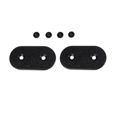 스크류 커넥터 Kallax 캡 포함 | 얼라이너 2개 + 스크류 캡 4개 | Kallax 선반을 단단히 고정합니다 | IKEA 가구용 커버 선반 큐브 정렬기(블랙), 블랙