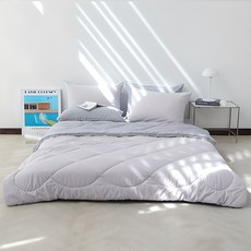 amante Basic Plus雙色絎縫棉被, Lavender&Gray