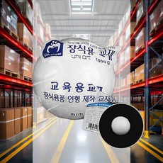 백구 스치로폼공 100mm 1개입 문구 만들기 꾸미기 준비물 교재 스티로폼공