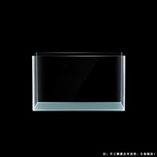 無品牌 魚缸 小型透明熱彎玻璃水族箱 桌麵生態鬥魚金魚缸, 1個, 衹--有--魚--缸--, 30*18*20CM手工測量會有誤差