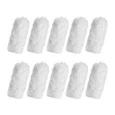 KMMOTORS 자동차 먼지떨이 리필 10팩 - 360° 청소를 위한 부드러운 극세사 정전기 패드 - KMMOTORS 투인원 먼지떨이와 호환, Refill