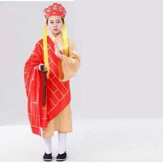 唐僧服飾三件套, 100(服裝+帽子+襪套), 1個