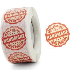 오리지널 핸드 메이드 handmade 스티커 500매 OC_0404TG