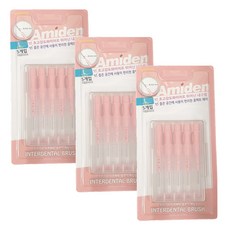 리뉴얼 아미덴 치간칫솔 L사이즈 (가장 큰 사이즈), 3개, 5개입, 1.5mm