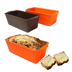 베이킹용 실리콘 케익몰드 1구 파운드 초코틀