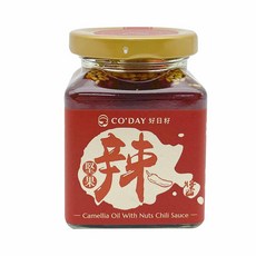 CO'DAY 好日好 苦茶油堅果辣椒醬 香辣夠味 口感豐富 拌飯拌麵佐菜皆宜, 1個