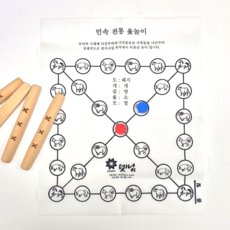 큐스틱스 민속 윷놀이 세트, 1개, 1개