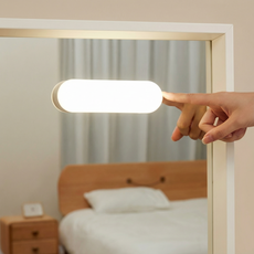 LED鏡前燈 化妝補光燈 浴室燈, 簡約白 充電款15公分