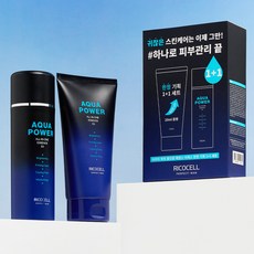 리코셀 퍼펙트맨 아쿠아파워 남성 올인원 세트 (150ml+170ml) /미백탄력/선물세트/시트러스향, 1세트