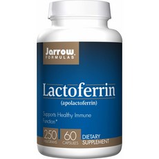 자로우 포뮬러스 락토페린 250mg 60정 2개 Jarrow Formulas Lactoferrin